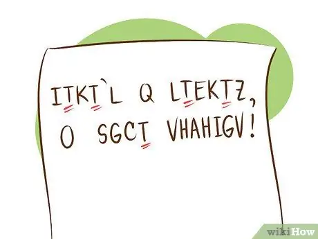 Расшифровать секретный код, шаг 1