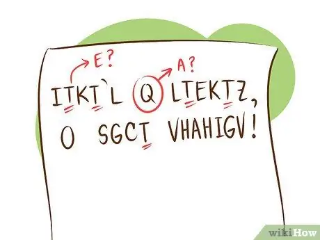 Расшифровать секретный код, шаг 2