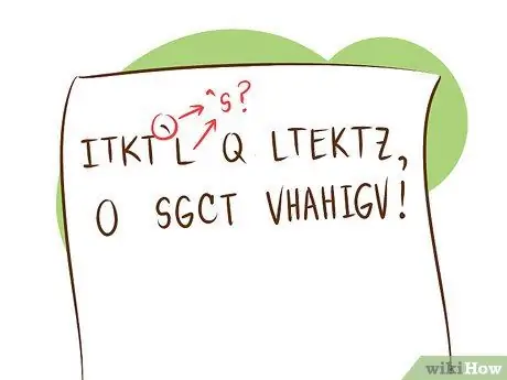 Расшифровать секретный код, шаг 3
