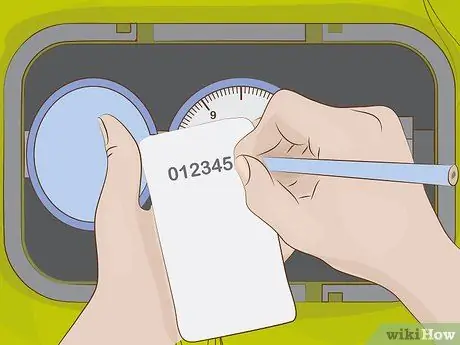 Считайте показания счетчика воды Шаг 6