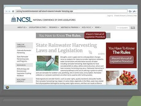 Сбор дождевой воды для питья Шаг 1