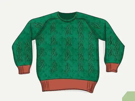 Сделайте уродливый рождественский свитер, шаг 1