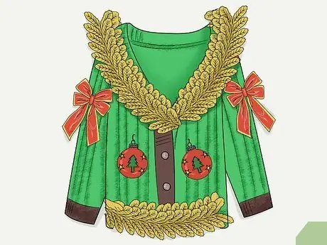 Сделайте уродливый рождественский свитер Шаг 9