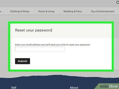 Обратитесь в службу поддержки Etsy Шаг 3