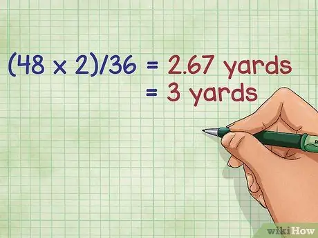 Измерение ткани для штор Шаг 8