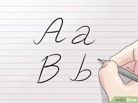 Сделайте девчачий почерк, шаг 6