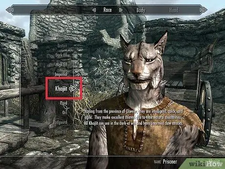 Создайте подходящего для вас персонажа в Skyrim, шаг 3