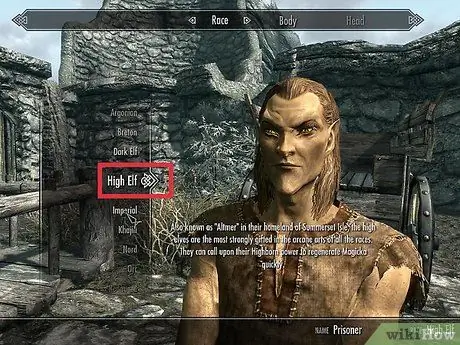 Создайте подходящего для вас персонажа в Skyrim, шаг 4