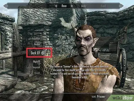 Создайте подходящего для вас персонажа в Skyrim, шаг 5