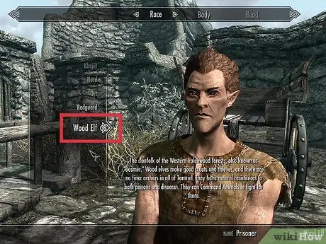 Создайте подходящего для вас персонажа в Skyrim, шаг 7