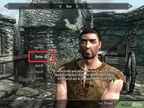Создайте подходящего для вас персонажа в Skyrim, шаг 8