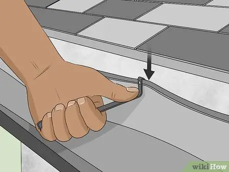 Устранение провисания желоба Шаг 16