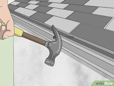 Устранение провисания желоба Шаг 2