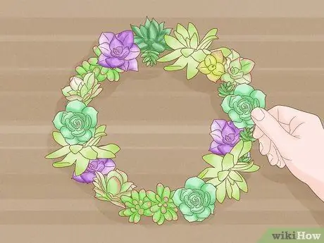 Сделайте сочный венок, шаг 2 Сделайте сочный венок, шаг 2