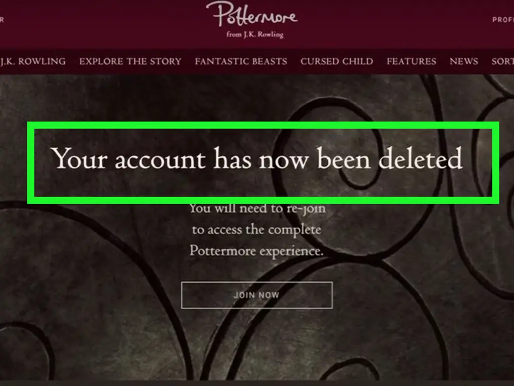 Как удалить свою учетную запись Pottermore: 5 шагов (с изображениями)