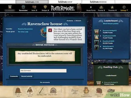 Присоединяйтесь к Pottermore Step 14