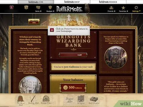 Присоединяйтесь к Pottermore Step 6