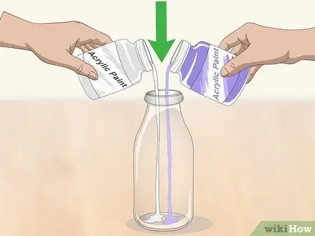 Мраморная бутылка шаг 2