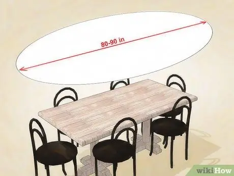 Выберите размер скатерти Шаг 7