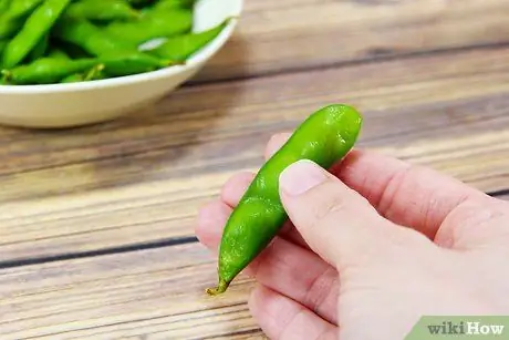Чистый снежный горошек Шаг 1