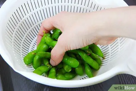 Чистый снежный горошек Шаг 4