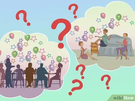 Отметить день рождения дома Шаг 2