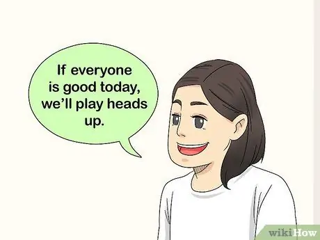 Играть в Heads Up 7, шаг 8 Играть в Heads Up 7, шаг 8