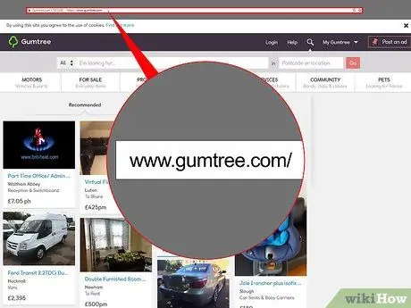 Продать на Gumtree Шаг 1