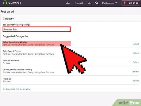 Продать на Gumtree Step 4