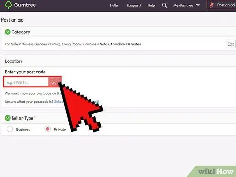 Продать на Gumtree Step 5