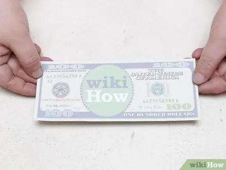 Сделайте черепаху из долларовой купюры Шаг 1