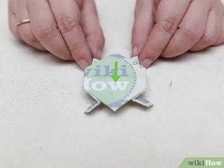 Сделайте из долларовой купюры черепаху Шаг 15