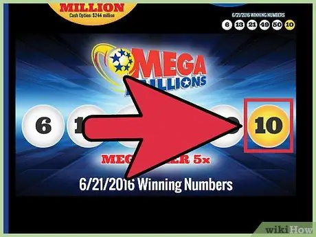 Проверьте числа Mega Millions Шаг 11