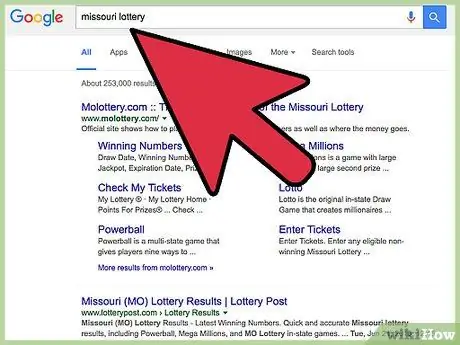 Проверьте числа Mega Millions Шаг 6
