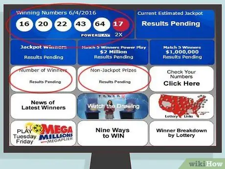 Проверьте Powerball, шаг 2