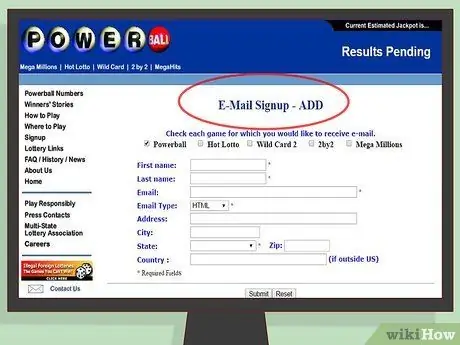 Проверьте Powerball, шаг 5