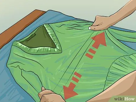 Эластичная усохшая шерстяная ткань, шаг 16