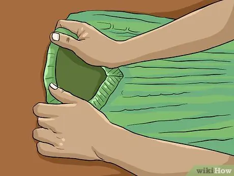 Эластичная усохшая шерстяная ткань Шаг 6