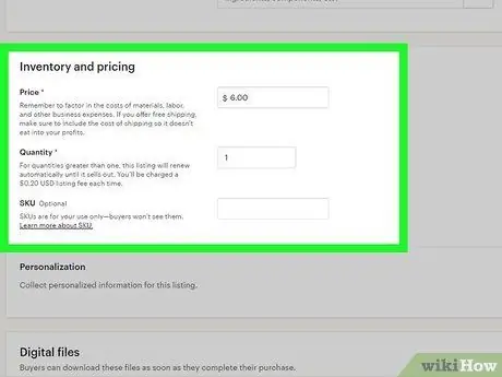 Добавьте товар в свой магазин Etsy. Шаг 12