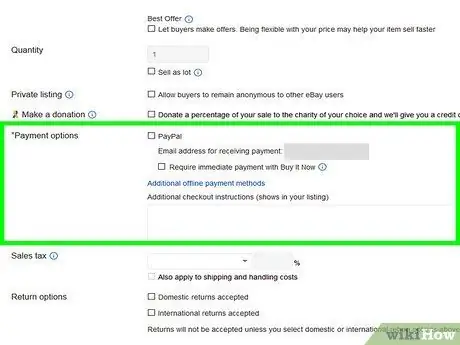 Продать монеты на eBay Шаг 10