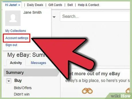 Откройте счет на eBay Шаг 9