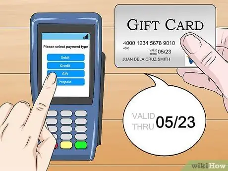 Активация подарочной карты Visa Шаг 10
