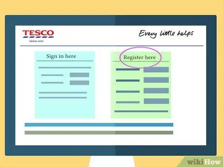 Получите клубную карту Tesco Шаг 2