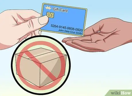 Использование подарочной карты American Express Шаг 11