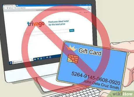 Использование подарочной карты American Express Шаг 9