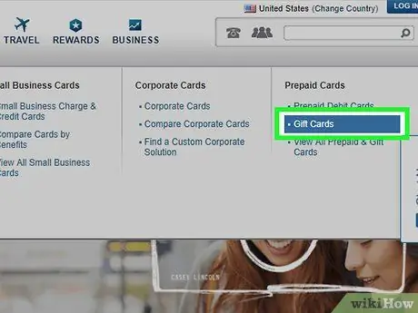 Использование подарочной карты American Express Шаг 3
