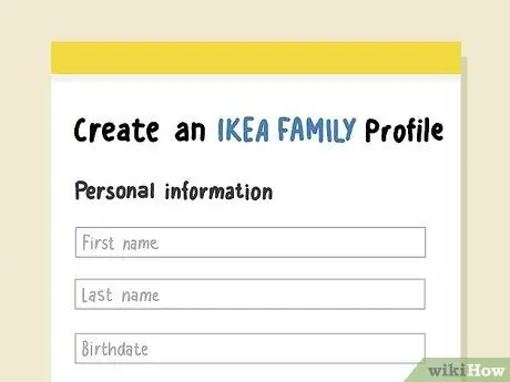 Получите Семейную карту IKEA Шаг 3