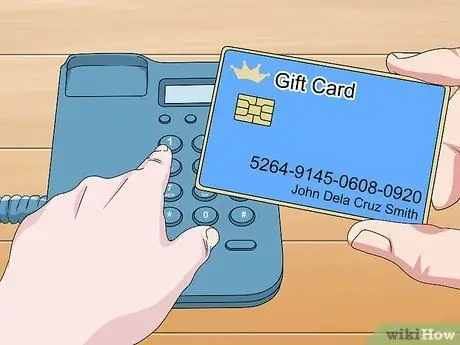 Активация подарочной карты American Express Шаг 4
