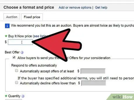Добавьте "Купить сейчас" на eBay Шаг 6 Добавьте "Купить сейчас" на eBay Шаг 6