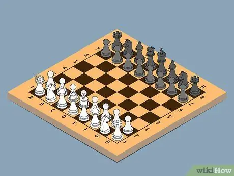Играть в одиночные шахматы, шаг 1 Играть в одиночные шахматы, шаг 1